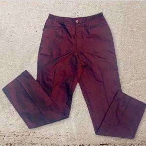 💃 Bob Shop cranberry silk pants